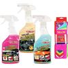 YESHI Ma-fra Kit Trattamento Auto Interno ed Esterno : Last Touch - Fast Cleaner - Trattamento 3in1 Plastiche - 7 Panni Microfibra 30x35 cm