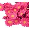 Zerodis 100 PZ Gerbera Daisy Fiori Artificiali Fiori Fiori Teste Per Festa di Nozze FAI DA TE Decorazione Mestiere(Rose)