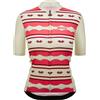 Santini Pendelton Short Sleeve Jersey Beige,Rosa XL Donna