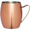 Bar Craft BarCraft Boccale per Moscow Mule Isolante con Finitura in Rame, Acciaio Inox, 370 ml