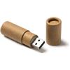 Chiavetta USB cilindrica in cartone riciclato 16 GB Viken personalizzate o neutre