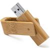 Chiavetta USB in bambù 16 GB Percy personalizzate o neutre