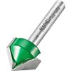 Trend Fresa per smusso 45° V, gambo 1/4, Ø19,1 mm TCT