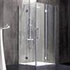 Box doccia stella alluminio cromato, 80x80x190 cm