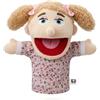 LOMTRATS Marionette a mano per bambini,Include nonno,nonna,papà,mamma,figlia,figlio con bocche aperte mobili,perfette per raccontare storie,insegnare,regali di compleanno,1Pcs