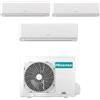 Hisense Climatizzatore Inverter Hisense Ecosense WiFi Trial 7000+7000+7000 Btu A++