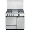 De Longhi Cucina a Gas 4 Fuochi Forno a Gas 86x50 cm Inox SGGX 854 N ED