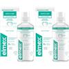 elmex Collutorio Sensitive 1 Flacone da 400ml Protezione Extra dai Denti Sensibili e dalla Carie Radicolare (Confezione da 2)
