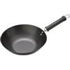 KitchenCraft Kitchen Craft Oriental Wok Padella, Carbonio, Nero