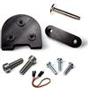 Mfs Myfuturshop - Kit di parti per utilizzare ruote da 10 pollici COMPATIBILI su scooter Xiaomi m365 e Pro, parafanghi e staffa di sollevamento, accessorio distanziatore. nero