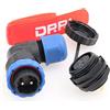 DRRI SD20 20mm Gomito IP67 2/3/4/5/7/9/10/12/14 Pin Flangia Connettore Aviazione Impermeabile Spina Maschio Presa Femmina per Sistema di Energia Solare