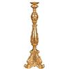 Biscottini candeliere Legno L30,5XPR30,5XH90 cm - Portacandele Legno - Candelabro Bianco Made in Italy - Candelabri Shabby - Candelabro da Terra