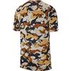 Nike M NK Dry Leg Tee Camo AOP, T-Shirt Uomo, Light Bone/White