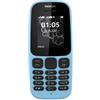 Nokia Cellulare 2G Gprs 105 Dual Sim 2019 Blue