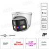 Dahua IPC-PDW3849-A180-AS-PV - Telecamera IP PoE Eyeball Panoramica 180° Multi-lente AI WizSense TiOC DUO splicing 2x4 MP Dahua