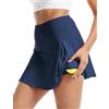 FitsT4 Sports Gonne da Tennis da Donna Gonna a Vita Alta Golf Athletic Running Casual Sport Mini Skirt Gonna da Allenamento con Tasche