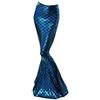 Guiran Donna Elegante Gonna Lunga Vintage Vita Alta A-Line Paillettes Sirena Abiti per Halloween Festa Club Blu S