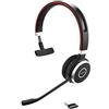 Jabra Evolve 65 Wireless Mono On-Ear Headset - Microsoft Certified Headphones With Long-Lasting Battery - USB Bluetooth Adapter - Black