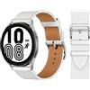KIMAIXA Cinturino Sportivo Per Samsung Galaxy Watch 3 45Mm/Galaxy Watch 46Mm/Gear S3 Frontier Classic, 22Mm Bracciale In Pelle Cinturino Per Uomo Donna, Bianco