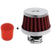 Simoni Racing ARTX Kit Pop-off con Mini Filtro Aria Conico Cromato per Abarth ed Alfa Romeo