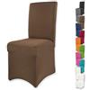 Gräfenstayn Stretch coprisedia Henry - schienali Rotondi e angolari - vestibilità bielastica con Guarnizione Oeko-Tex Standard 100: Fiducia certificata (Marrone)