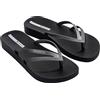 Ipanema Donna Bossa Soft V FEM, Nero/argento, 41/42 EU