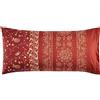 Bassetti Brenta 9325876 - Federa per cuscino in 100% cotone satinato, 40 x 80 cm, colore: Rosso rubino R1