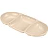 7H SEVEN HOUSE Piatto medio ovale per aperitivi con 3 fessure colori assortiti 28,2 x 12,5 x 3 cm 7house