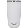 S'well Bicchiere Coperchio, 530 Ml, Moonstone, Bicchiere da Viaggio a Triplo Isolamento Sottovuoto Senza Bpa/Bps con Coperchio Apribile, per Bevande Calde e Fredde