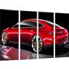 Cuadros Camara Quadro Moderno Fotografico Auto Sportivo, Mercedes AMG GT 2017 Rosso, 131 x 62 cm, Ref. 27267