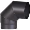 FIREFIX R180/BO - Tubo per forno, colore: Nero