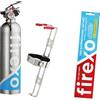 Firexo Estintore piccolo Firexo (500 ml) e bustina di estintore Pan - Confezione multiuso di estintore per TUTTI GLI INCENDI