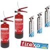 Firexo Pacchetto di sicurezza antincendio per ufficio Firexo - Pacchetto di estintori multiuso per TUTTI GLI INCENDI