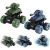 Skeadex 2 pezzi Monster Truck, auto giocattolo per bambini a partire dai 2 3 anni in su, con rotazione a 360°, giocattolo per auto da corsa, set da gioco per bambini (2 carri armati)