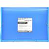 Grafoplás | Cartella Raccoglitore | Blu Pastello | Formato Folio | 13 Posizioni Soffietto | Include etichetta per visori e schede | Coperture impermeabili in plastica | Multiline