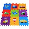 knorr toys® Tappeto puzzle veicoli, 9 pezzi