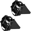 lalago 2 Pezzi Portalampada Alogeno, Supporti per Lampade Alogene, Anabbaglianti Supporto Faro, Base a Testa Bassa Base Luce per Golf 6, Golf 7, MK6, MK7, Tiguan, Touran, Sharan e Scirocco