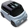 AMI-GO.CLUB Parasole Citroen AMI - Speciale tetto in vetro. Vinile micro-perforato. Attenua l'abbagliamento del sole senza ostacolare la visibilità - Tetto Power 02 Blu