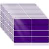 YIKIADA Etichette adesive viola 75 x 25 mm, rettangolari, autoadesive, impermeabili, per marmellate, 160 pezzi