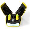 Duendhd X16Pro Bluetooth 5.2 Auricolare Gaming Cuffie Wireless Cuffie Impermeabili Auricolari In-Ear Microfono, Giallo
