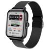 TROGN TS TAC-SKY Smart Watch Bluetooth Chiamate Riproduzione Musica Smartwatch Fitness Orologio digitale sportivo impermeabile orologi per uomo donna Android (colore: oro)