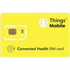 Things Mobile SIM Card per CONNECTED HEALTH - Things Mobile con copertura globale e rete multi-operatore GSM/2G/3G/4G LTE, senza costi fissi, senza scadenza e tariffe competitive, con 10 € di credito incluso