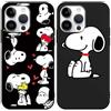 nurkorki [2 pezzi Cover per iPhone 11 Pro 5,8, Snoopy Custodia Morbide Silicone Cute Cartone Animato Disegni Protettivo Opaco TPU Bumper Ultra Sottile Case Custodie per iPhone 11Pro
