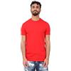 DSQUARED2 T-Shirt Uomo Rosso T-Shirt Casual con Stampa Logo sulla Manica XXL