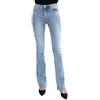 MET - Jeans Donna, Flare Fit Jeans a Zampa, vestibilità Regular | Modello NOS Roxanne T1L520, Blu Sfumato. (IT, Numero, 29, Regular, Regular, Azzurro Sfumato)