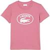 Lacoste Tj9732 Maglietta e Turtle Neck Shirt, Reseda Pink, 10 Anni Unisex-Adulto