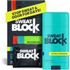 Sweatblock Excessive Sweat and Odor bundle [Clinical Strength Antiperspirant Sweat Wipes and Regular Antiperspirant Deodorant] Odor Protection and Hyperhidrosis Treatment (Bundle Deal)