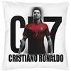 The Beach Stop Federa per cuscino Ronaldo con eroe sportivo, idea regalo per uomini, donne, ragazzi e ragazze, 45 x 45 cm, 18 x 18 cm, CR7