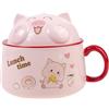lachineuse BOL RAMEN - Maiale rosa - 1020 ML - con set di posate
