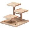 Ferplast Piedistallo Criceto in Legno da Arrampicata, Topolini, Giochi per Criceti, Gabbia Criceti